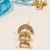 Trio de Brincos Meia Lua cravejado em Micro Zircônias banho ouro 18k (TRIO1198) - comprar online