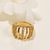 Anel design Filetado cravejado em Micro Zircônias banho ouro 18k (AN1144) - comprar online