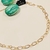 Choker design Elo Português e Coração banho ouro 18k (CK1042)
