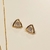 Conjunto de colar e brinco com Pedra zircônia média banho ouro 18k (CJ1057) - comprar online