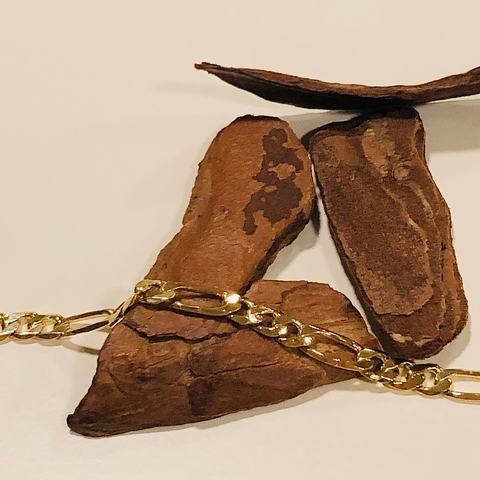 Pulseira Piastrine 3x1 3,5mm banho ouro 18k (MASC1120)