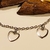 Pulseira infantil 13cm 6 corações vazados Aço Cirúrgico (PUL1095i) - comprar online