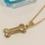 Colar Mydog banho ouro 18k (CL1005)