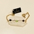 Pulseira Americana 16cm + 2,5cm extensor banho ouro 18k (PUL1122)