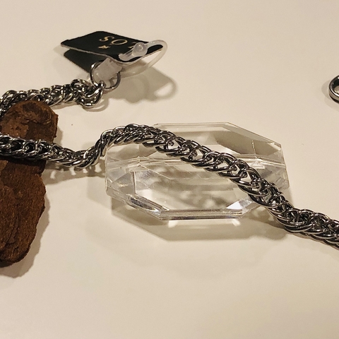 Pulseira Grumet 4mm Aço Cirúrgico (MASC1112)