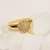 Anel Chuveirinho cravejado em Micro Zircônias banho ouro 18k (AN1151) - comprar online