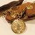 Pulseira Elo Português 19cm Medalha São Bento e Corações banho ouro 18k (PUL1139) - comprar online