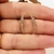 Brinco EarCuff formato rabo de Estrela cravejado micro zircônias cristal banho Ouro 18k (EAR1626)