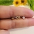Trio de brincos: bolinha, coração vazado e ponto de luz zircônia banho Ouro 18k (TRIO1645) - loja online