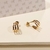 Brinco Argola Pequena 3 Fios 7mm banho ouro 18k (ARG1262) - comprar online