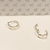 Brinco Argola Peq. Articulada 2mm detalhe Estrela banho Prata (ARG1302) - comprar online