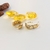 Brinco Argola Mini Articulada 4mm detalhe em Cruz Cravejado em Micro Zircônias banho ouro 18k (ARG1314) - comprar online