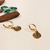 Brinco Argola Articulada Peq. 1,5mm Pingente Divino Espirito Santo banho ouro 18k (ARG1348) - comprar online