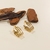 Brinco Argola Oval Peq. 5,5mm vazada banho ouro 18k (ARG1378) - comprar online