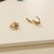 Brinco Argola Mini Articulada 1,2mm Pet Patinha Micro Zircônias cravejadas coloridas banho ouro 18k (ARG1382) na internet