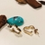 Brinco Argola Coração Peq. Lisa 2mm banho ouro 18k (ARG1397) - comprar online
