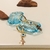 Brinco Argola Articulada Peq. 1mm c/ Pingente de Olho Grego/Mão de Fátima banho ouro 18k (ARG1412) - comprar online