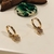 Brinco Argola Articulada Peq. 1,2mm c/ Pingente Coração cravejado Micro Zircônias banho ouro 18k (ARG1413) - comprar online