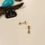 Brinco Esfera 1,5mm Tarraxa Bebê banho ouro 18k (PQ1451)