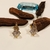 Brinco Peq. Nossa Sra Aparecida c/ Pedra Zircônia Cristal banho ouro 18k (PQ1459) - comprar online