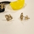 Brinco Olho Grego c/ Micro Zircônias Cravejadas banho ouro 18k (PQ1474) na internet