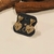 Brinco Peq. Coração + Pingente Coração Cravejado Micro Zircônias banho ouro 18k (PQ1476) - comprar online