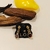Brinco Bolinha c/ Pingente Zircônia Rubi Translucido Tarraxa Bebê banho ouro 18k (PQ1495)