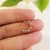 Piercing Fake cravejado em Micro zircônias coloridas banho Ouro 18k (PIERC1640)