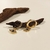 Brinco Argola Articulada Cravejada em Micro Zircônias c/ pingente de Olho Grego todo cravejado banho Ouro 18k (BR1544) - comprar online