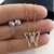 Conjunto Colar c/ pingente Borboleta cravejado em micro zircônias e brincos Ponto de Luz banhado a Ouro 18k (CJ1525) - comprar online