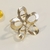 Anel Flor Pétalas vazada risque banho Ouro 18k (AN1582) - loja online