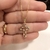 Colar 45cm Crucifixo vazado cravejado em micro zircônias coloridas Banho Ouro 18k (CL1534) - comprar online