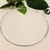 Choker Aro com prolongador banho Prata (CK1621) - comprar online