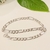 Pulseira Masculina Malha Piastrine banho Prata (PUL1623) - comprar online