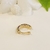 Piercing Fake cravejado em Micro zircônias coloridas banho Ouro 18k (PIERC1640) - comprar online