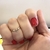 Anel Falange design em "V" banho Ouro 18k (FL1590)