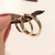 Piercing Fake 3 Argolas lisas individuais banho Ouro 18k (PIER1546)