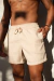 Short de Alfaiataria Bege