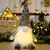 AlliLit-Christmas Doll Sled Elf Ski Gnome com luz LED, decorações para casa, N - comprar online