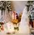 AlliLit-Christmas Doll Sled Elf Ski Gnome com luz LED, decorações para casa, N na internet