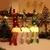 AlliLit-Christmas Doll Sled Elf Ski Gnome com luz LED, decorações para casa, N - loja online