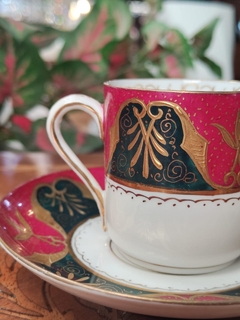 Duo de café de porcelana de Bohemia - comprar online