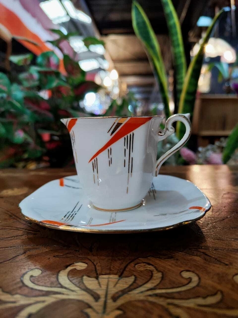 Duo de café porcelana inglesa
