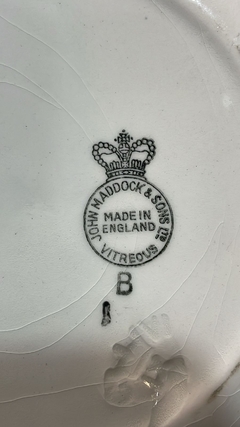 Plato playo loza inglesa Maddock - tazas mias