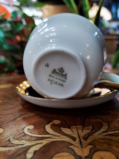 Duo de café porcelana inglesa - tazas mias