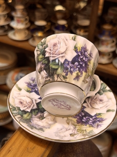Taza de té con plato Royal Staffordshire - tazas mias