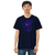 Camiseta justa com modelagem reta masculina