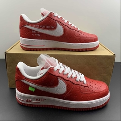 Louis Vuitton x Nike Air Force 1 Low Red - comprar online