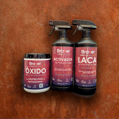 Kit Óxido De Hierro (1l +Pintura + 1l Activador + 1l Laca) - comprar online