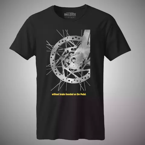 Camiseta without brake founded on the pedal